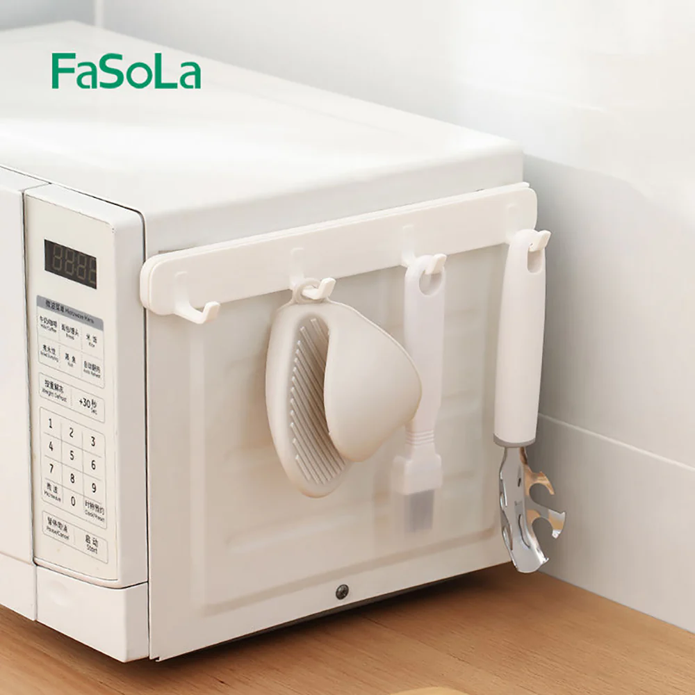 FaSoLa White Gap Hook Rack - 26.5*4*3cm - Image 5