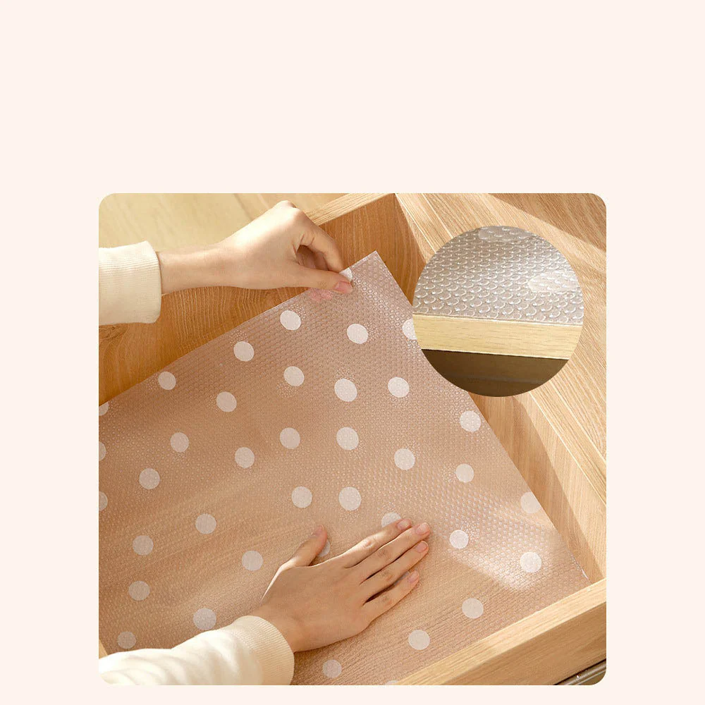 Fasola White Polka Dot Cabinet Mat - 45*150cm - Image 2