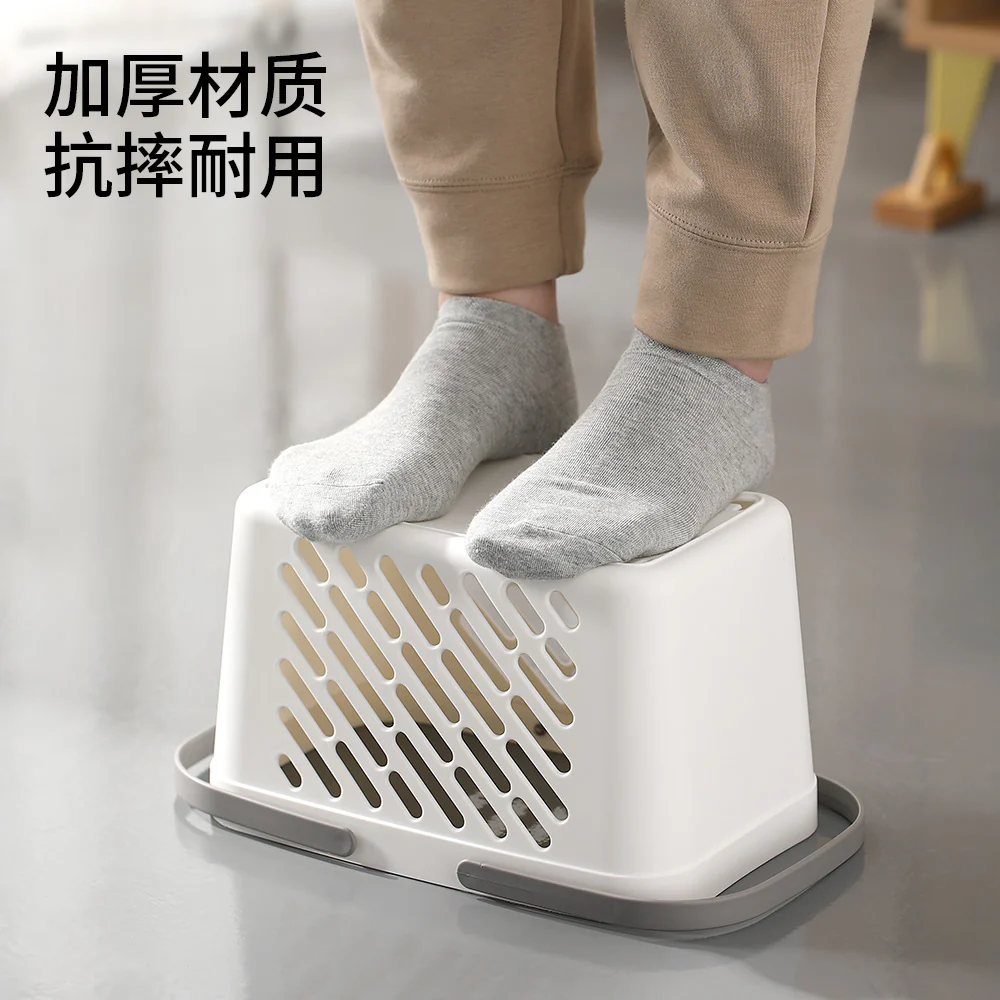 Fasola White Shower Basket - 26.5*18*17cm - Image 4