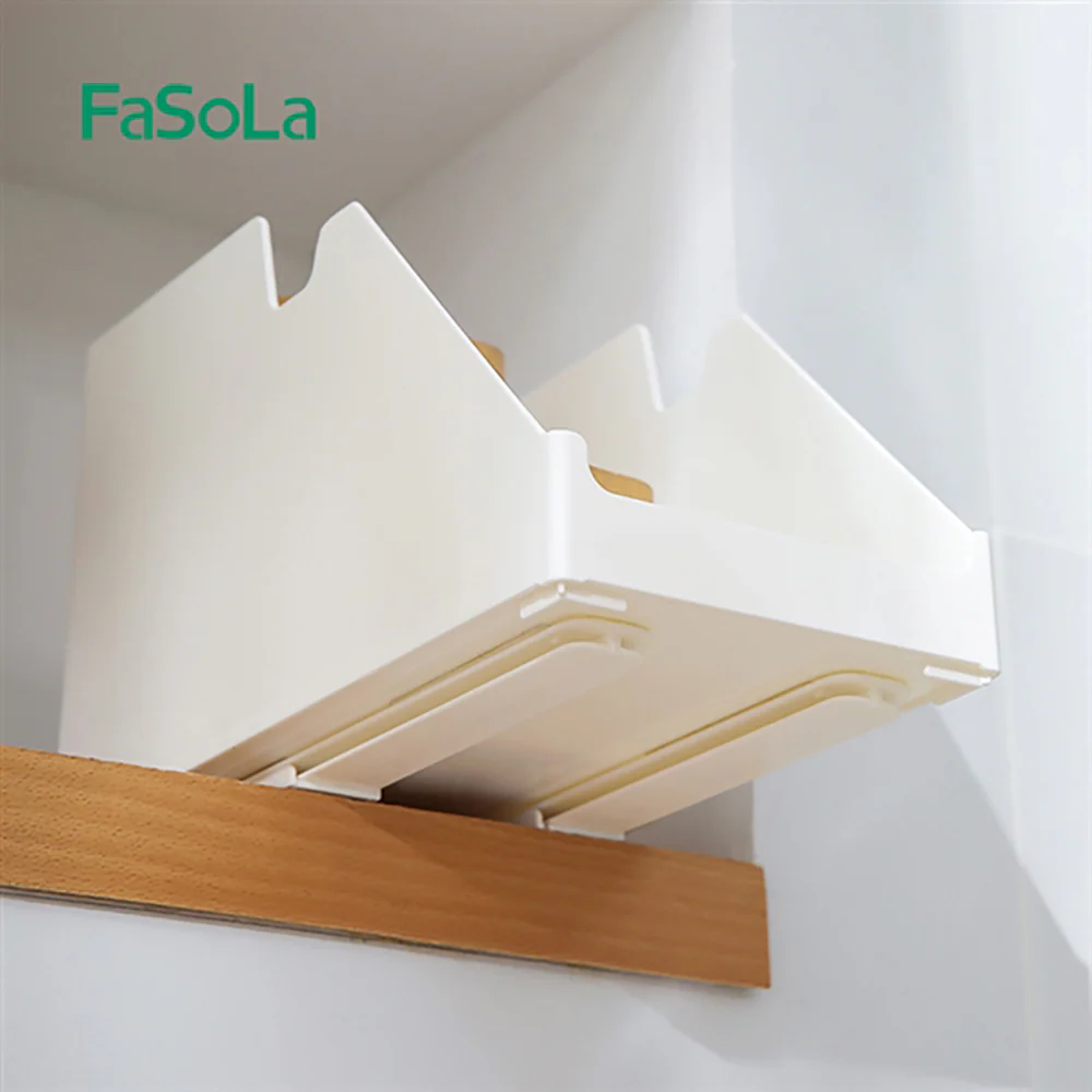FaSoLa White Sliding Rails - 2 Pieces, 26.5*3*1cm - Image 2