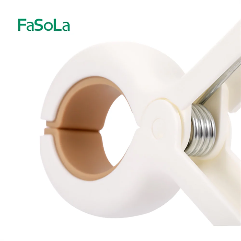 FaSoLa Windproof Large Clips - White, 2 Pieces - Image 4