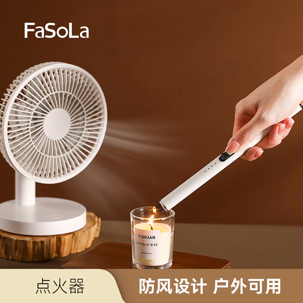 FaSoLa Windproof Lighter - Off-White - Image 2
