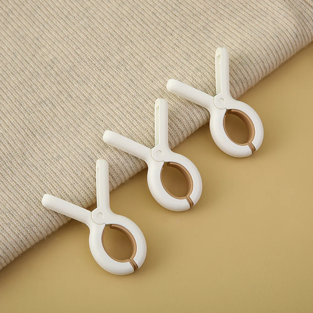 FaSoLa Windproof Small Clips - White, Pack of 3 - Image 4