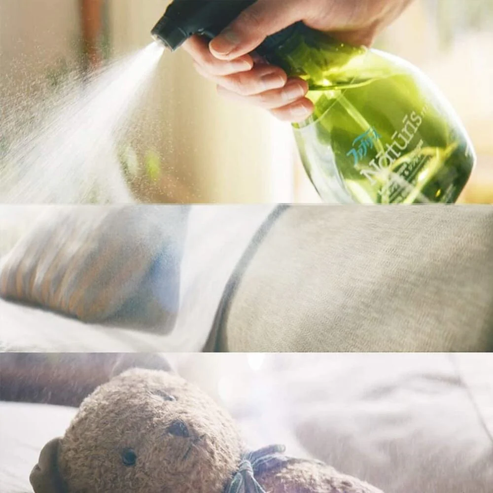 Febreze Naturis Lemongrass & Ginger Fabric Deodorizing & Sanitizing Spray - 370ml - Image 4