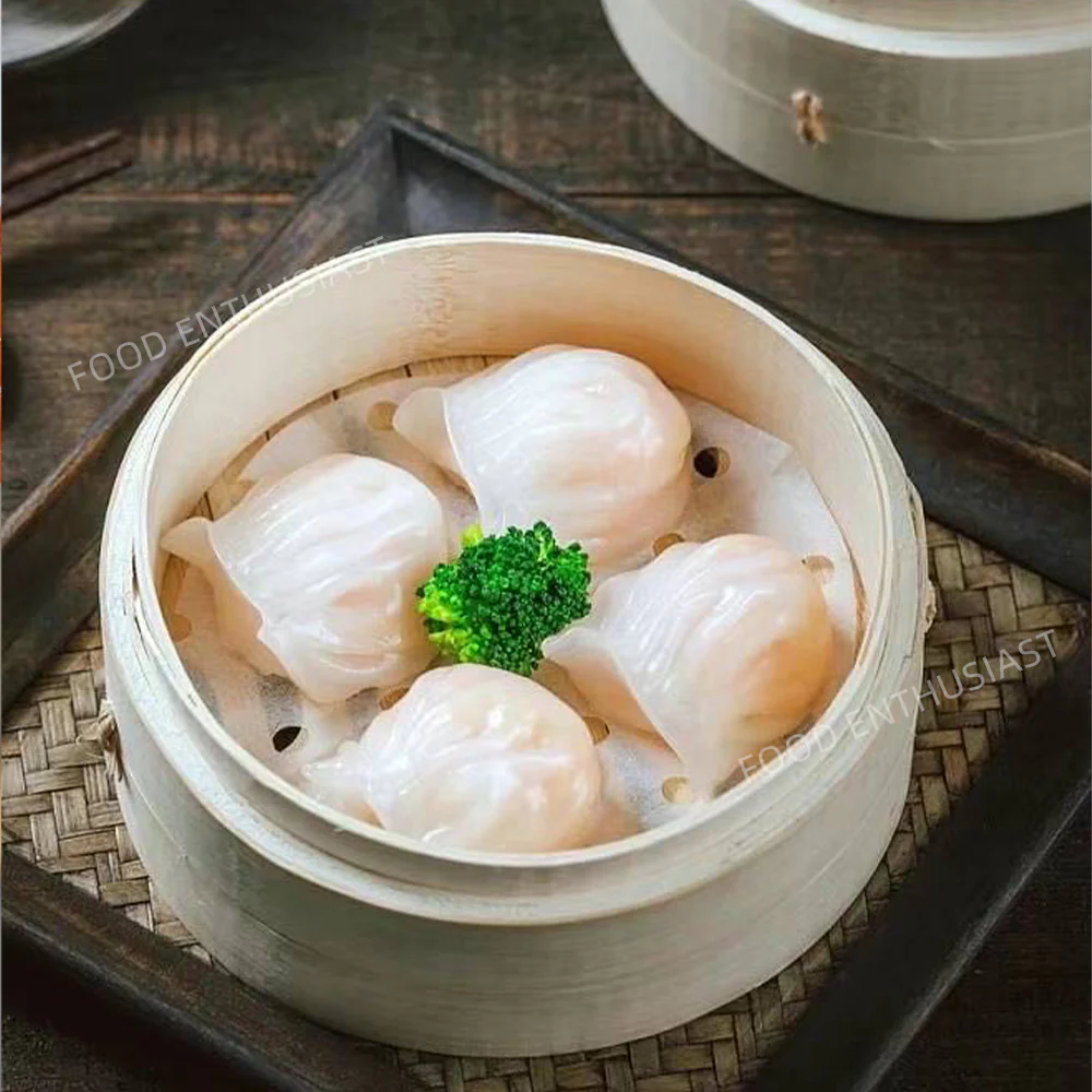 Fengcai Lou Crystal Shrimp Dumplings Frozen - 6pcs, 200g - Image 2