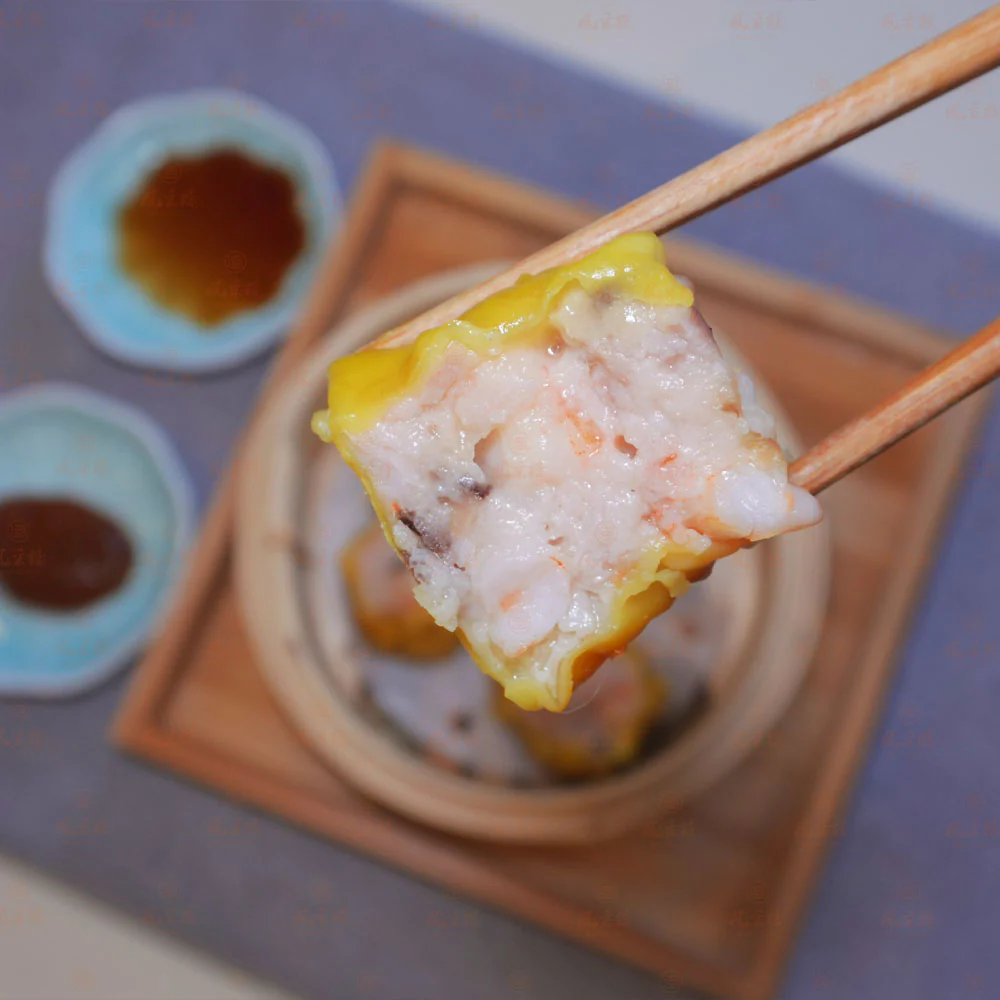 Fengcailou Hong Kong Signature Shrimp & Pork Siu Mai – Frozen Dim Sum, 6 Pieces - Image 2