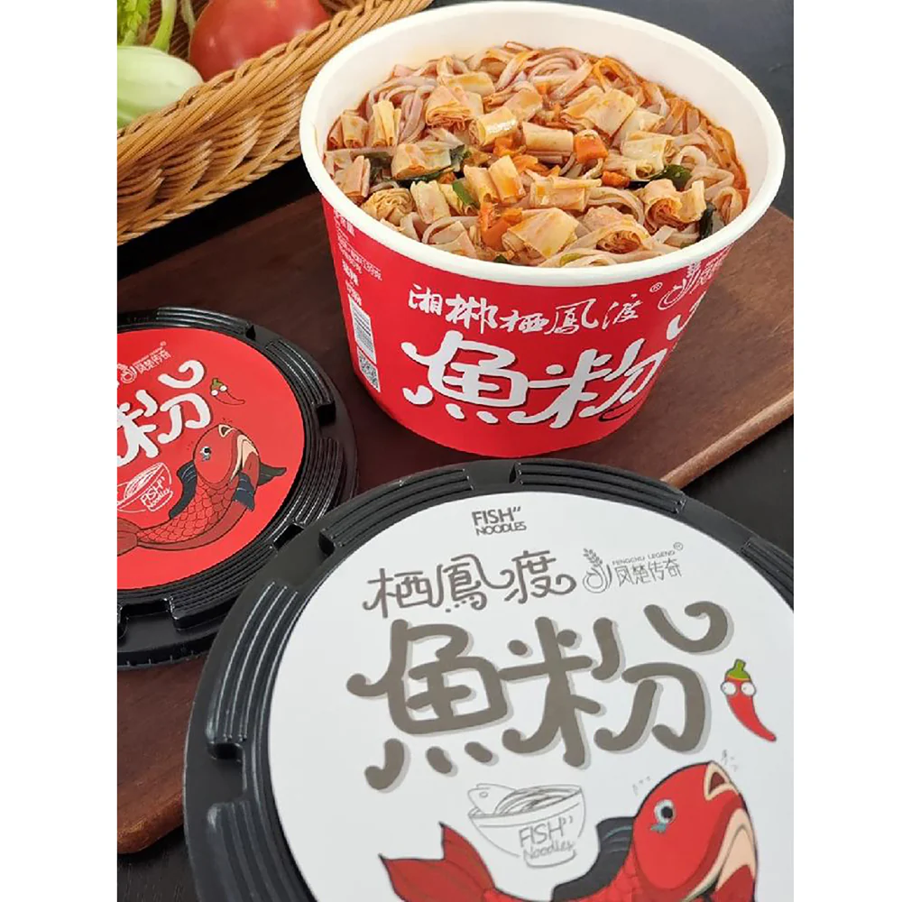 Fengchu Legend Xiangchen Xifengdu Fish Noodles Spicy Flavor - 138g - Image 3
