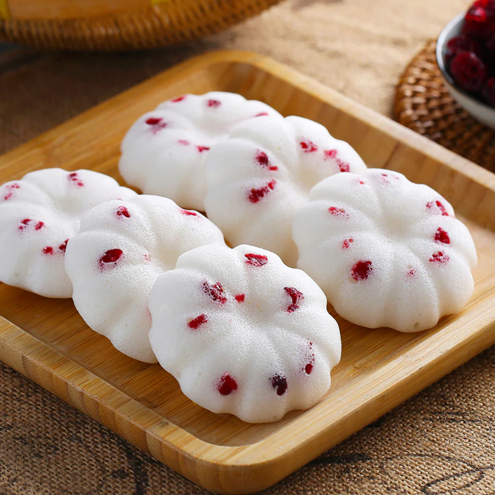 Fengzai White Lover Rice Cakes – 10 Pieces, 330g - Frozen Dim Sum Dessert - Image 4