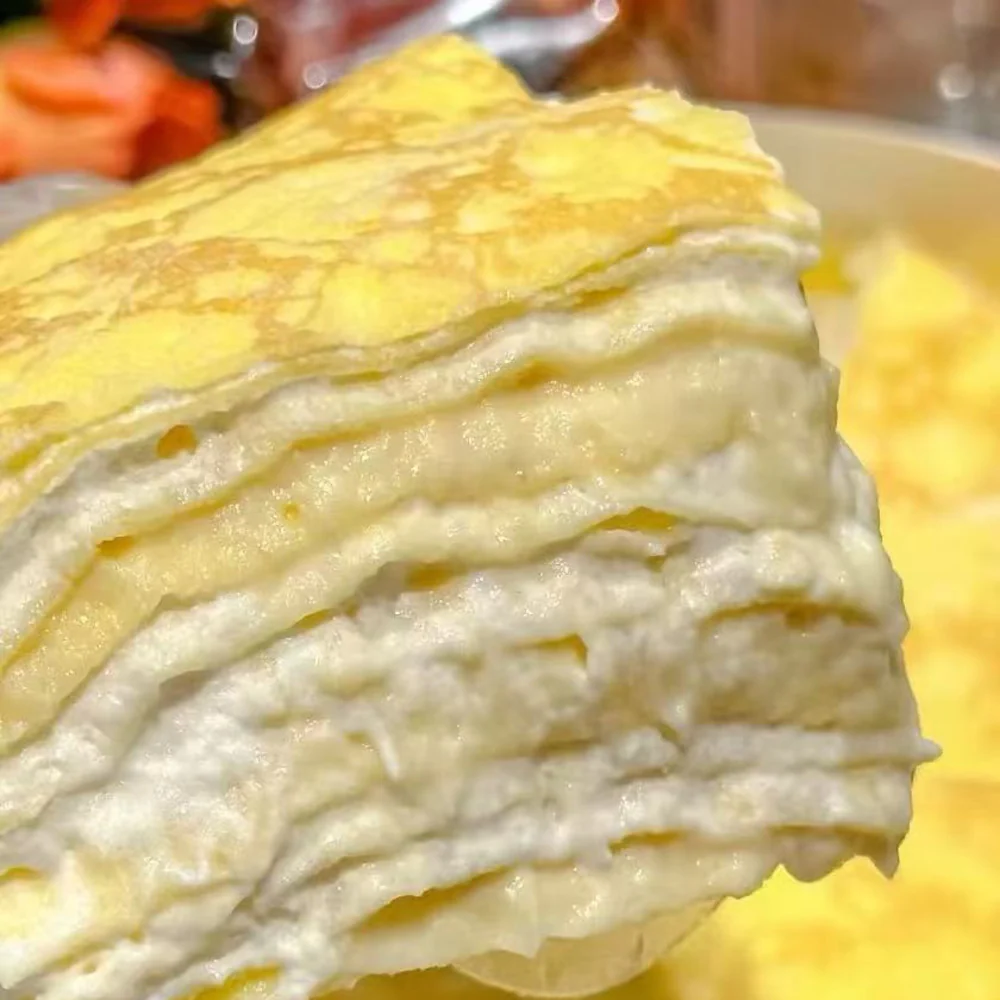 Fine Dessert Sydney Musang King Durian Mille Crepe 110g - Durian Crepe Cake