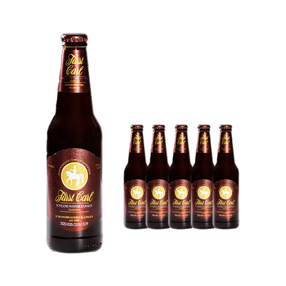 First Carl Dark Wheat Craft Beer 5.0% ABV 330mL x 6 Bottles