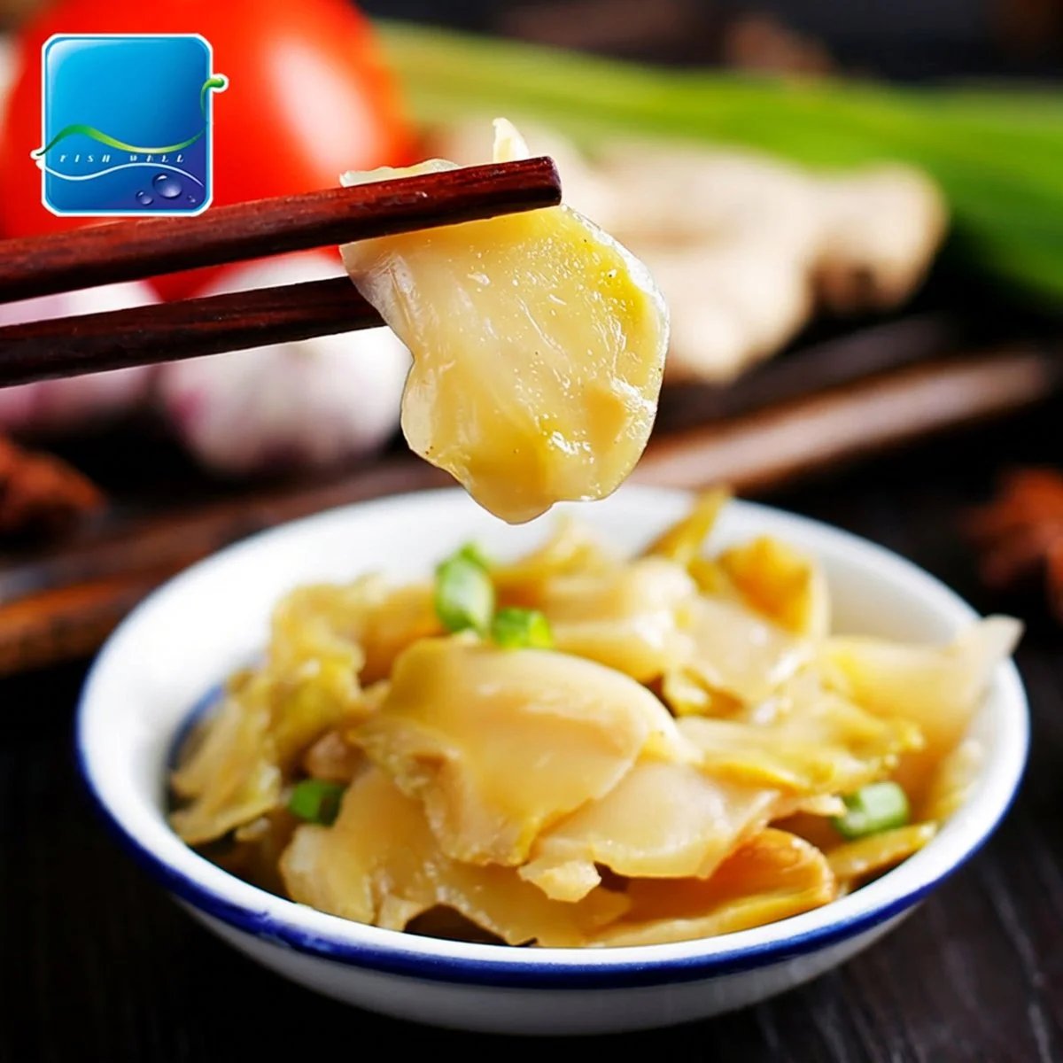 Fish Well Crispy Sliced Pickled Mustard - 68g x 4 - Image 2