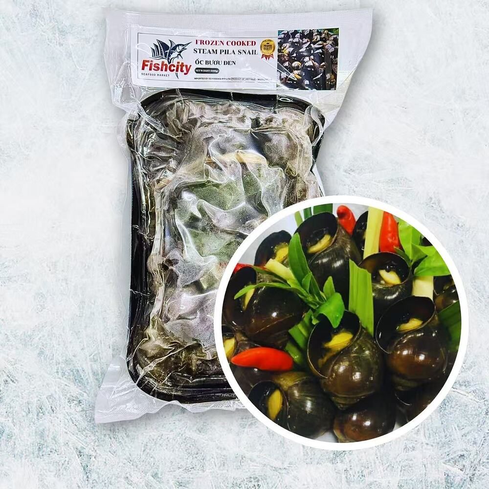 Fishcity Frozen Cooked & Steamed Pila Snails – 1kg