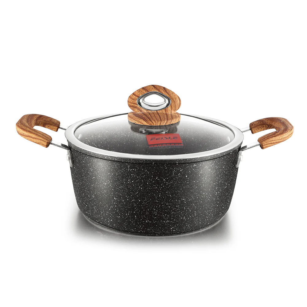 Fissler Non-Stick Maifan Stone Soup Pot - 24cm