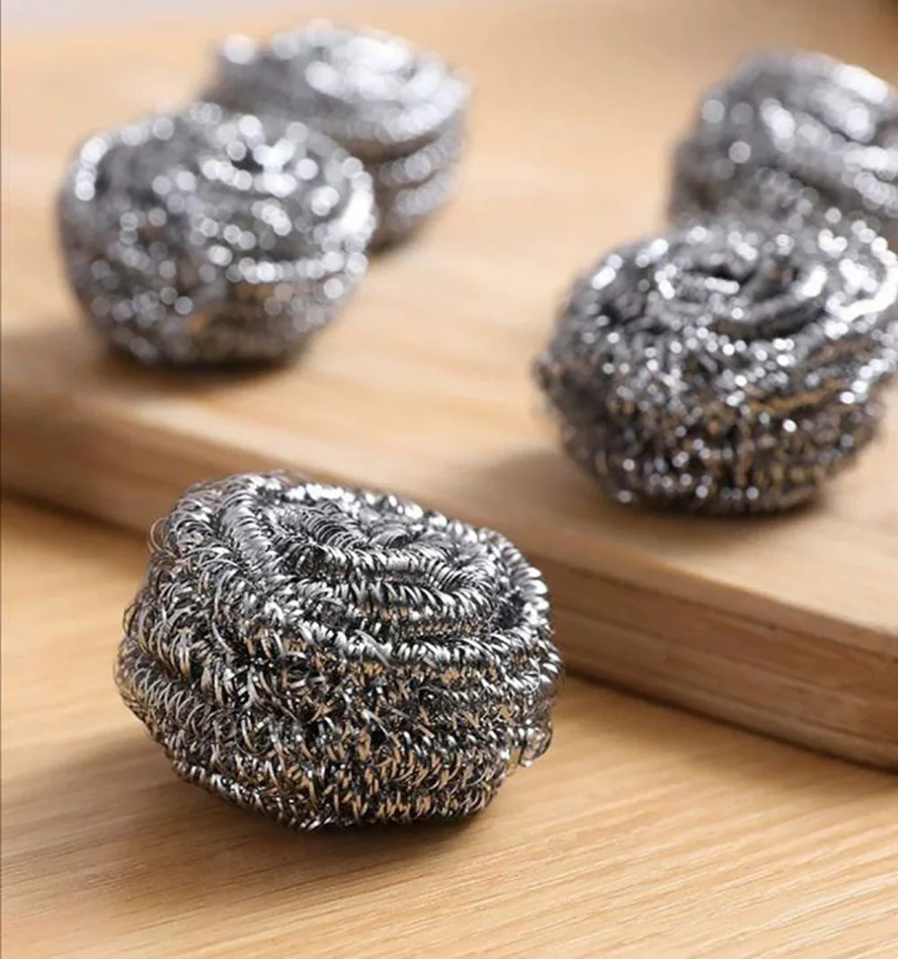 Five Star Stainless Steel Scrubbers - 4 Pieces X3