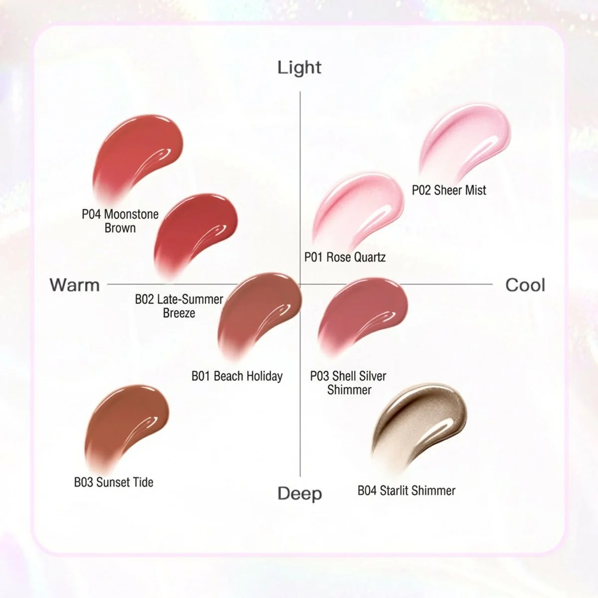 Flortte Sea Pearl Solid Lip Gloss Balm Stick – 2.7g – Multiple Shades - Image 3