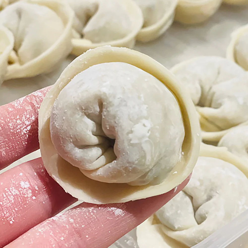 Fortune Handmade Dumplings Pork and Watercress 12pcs - 300g - Image 3