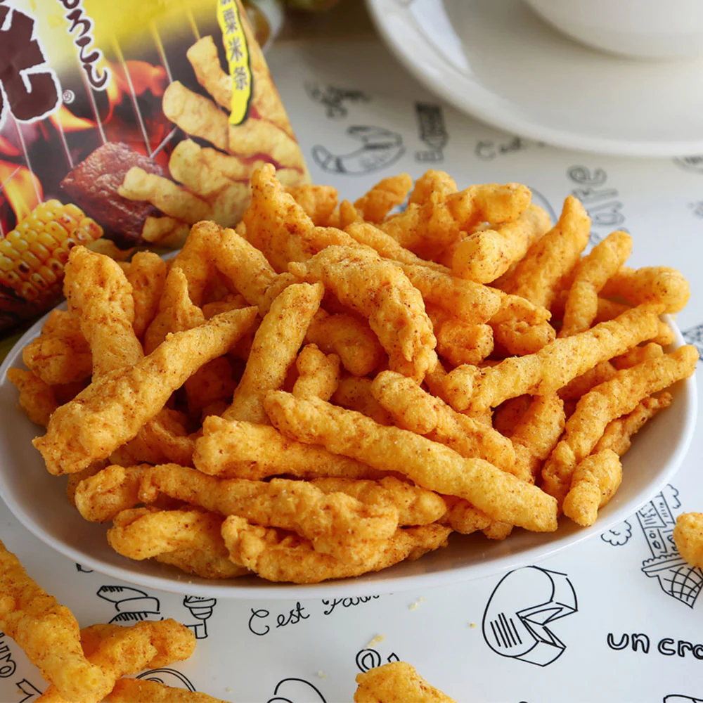 Four Seas Barbecue Flavored Corn Snack - 80g - Image 3