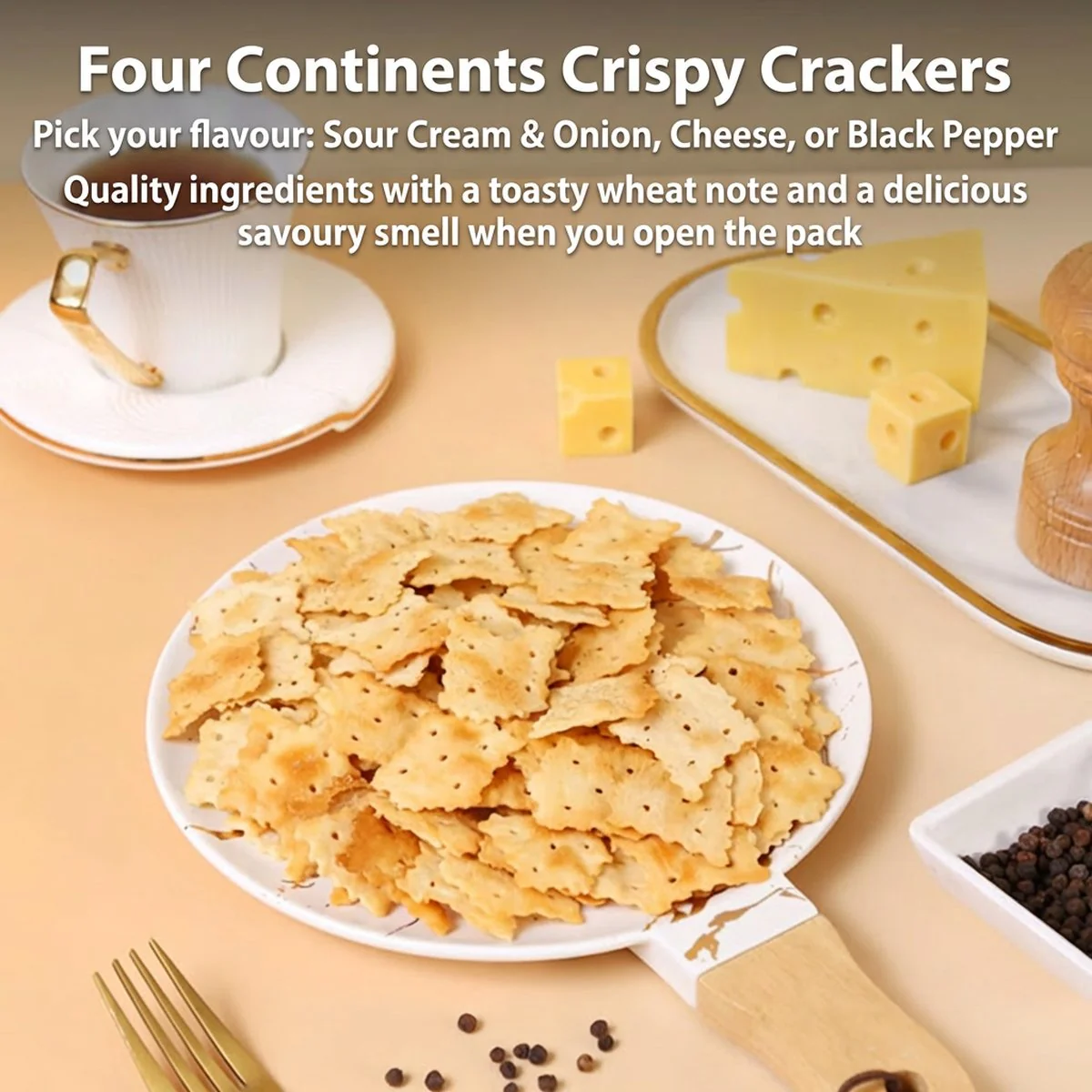 Four Seas Crispy Crackers Assorted Flavours 360g – Limited Import - Image 3