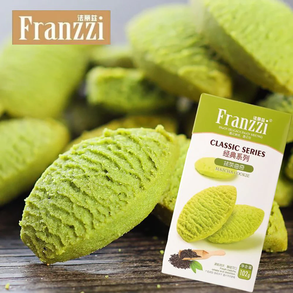 Franzzi Matcha Cookies - 102g - Image 3
