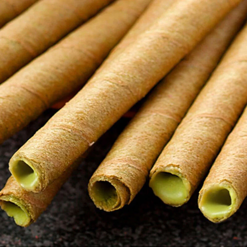Franzzi Matcha Flavor Filled Rolls - 60g - Image 3