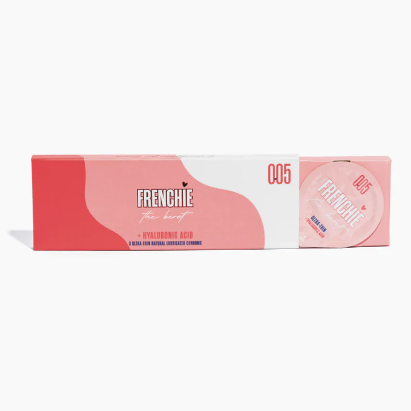 Frenchie The Beret Ultra-Thin Condoms with Hyaluronic Acid - 3 Pack - Image 4