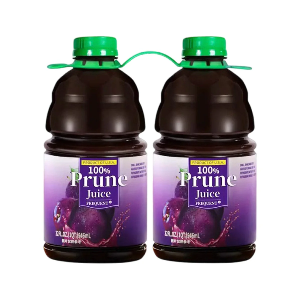 Frequent 100% Prune Juice 946ml x 2 Bottles – Limited Import
