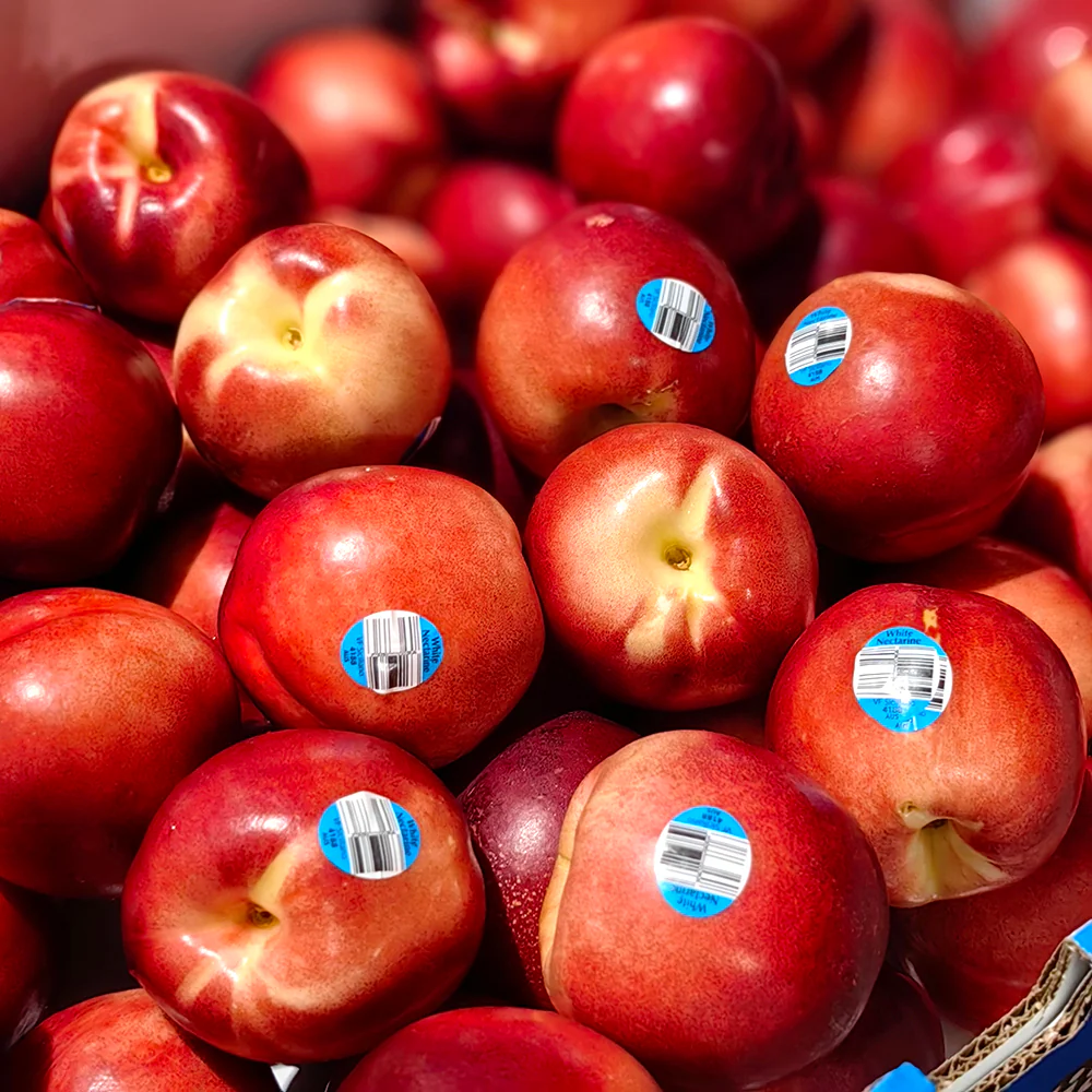 Fresh White Nectarines - 1kg - Image 4