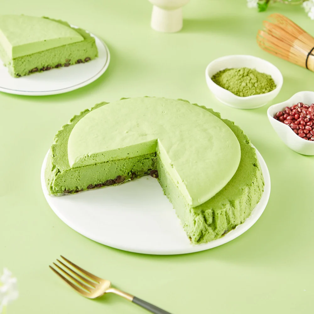 Freshippo Bakery Frozen Matcha Soufflé Cheesecake 600g - Image 3