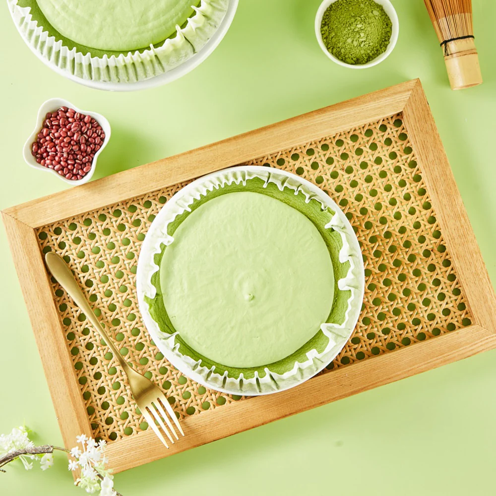Freshippo Bakery Frozen Matcha Soufflé Cheesecake 600g - Image 4