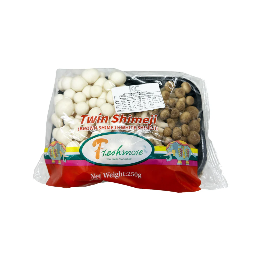 Freshmore Twin Shimeji Mushrooms (Brown & White) 250g