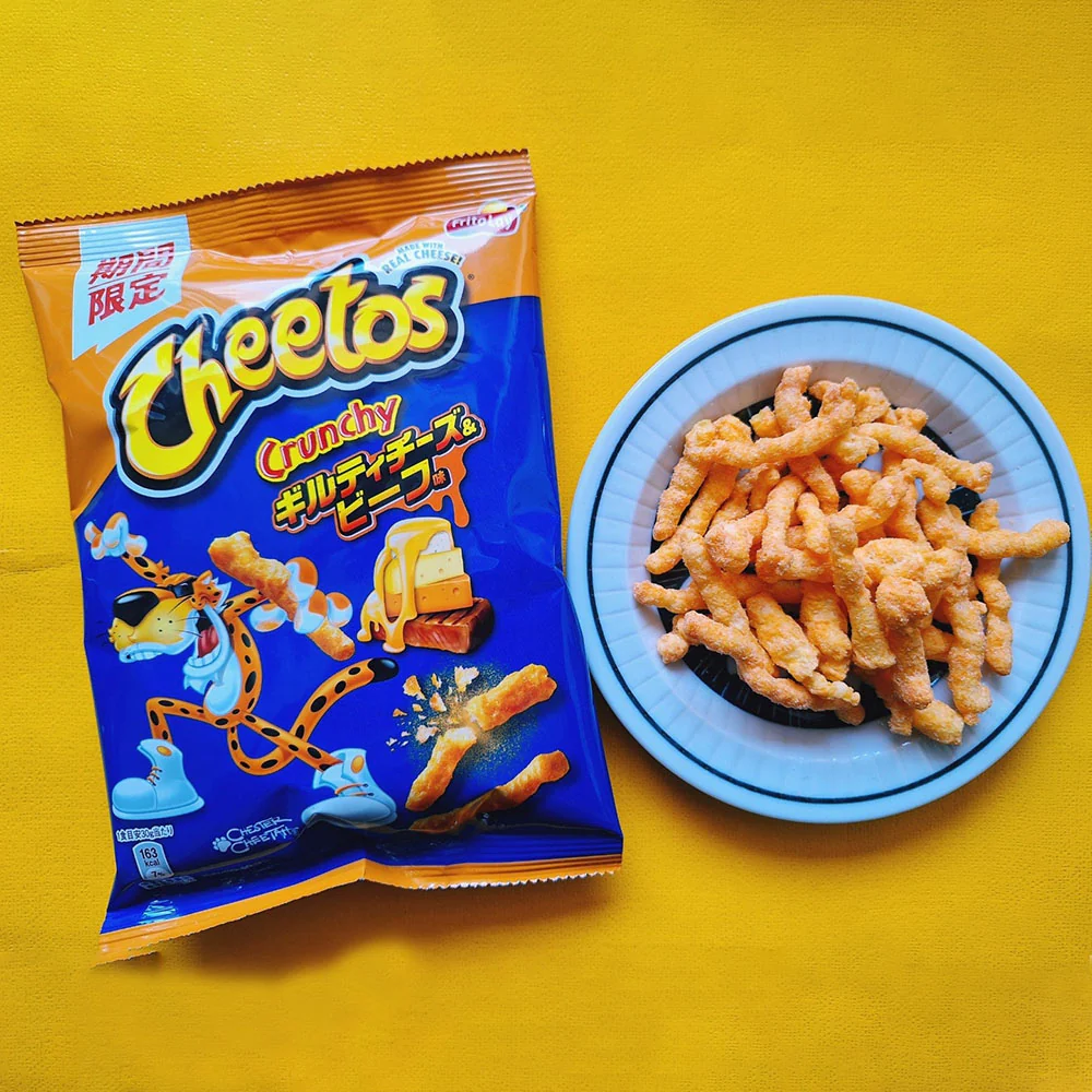 FritoLay Cheetos Corn Sticks Cheese x Butter x Black Pepper Flavor 65g - Image 2