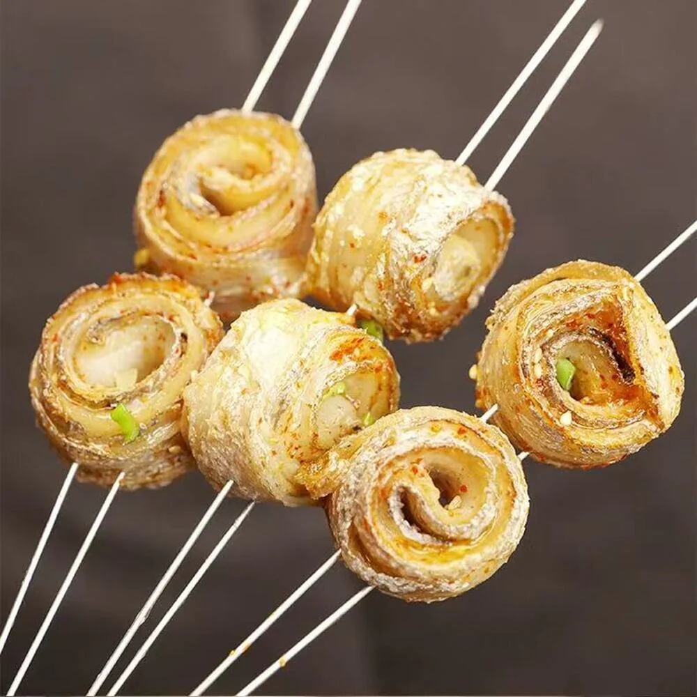 Frozen Beltfish Roll Skewers 375g - Hairtail Fish BBQ Skewers - Image 2