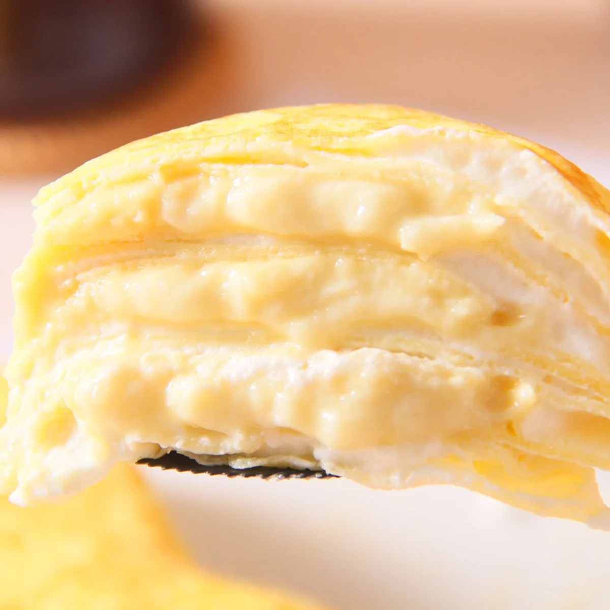Frozen Musang King Durian Mille Crepe Cake 450g – Durian Layer Cake - Image 2
