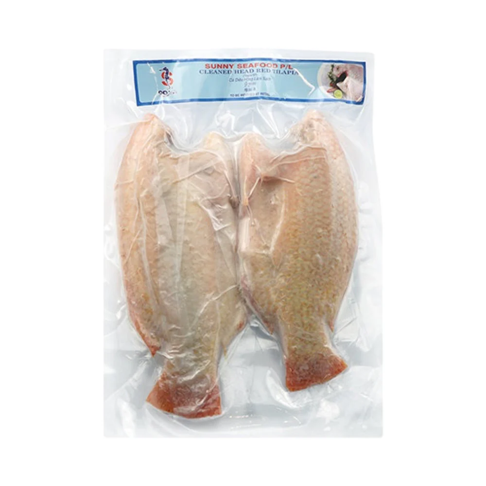 Frozen Red Tilapia (Headless, Gutted & Scaled) – Whole Cleaned Fish 800g - Image 2