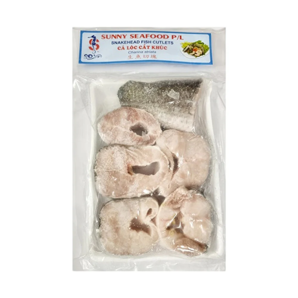 Frozen Snakehead (Black Fish) Steaks – 600g - Image 2