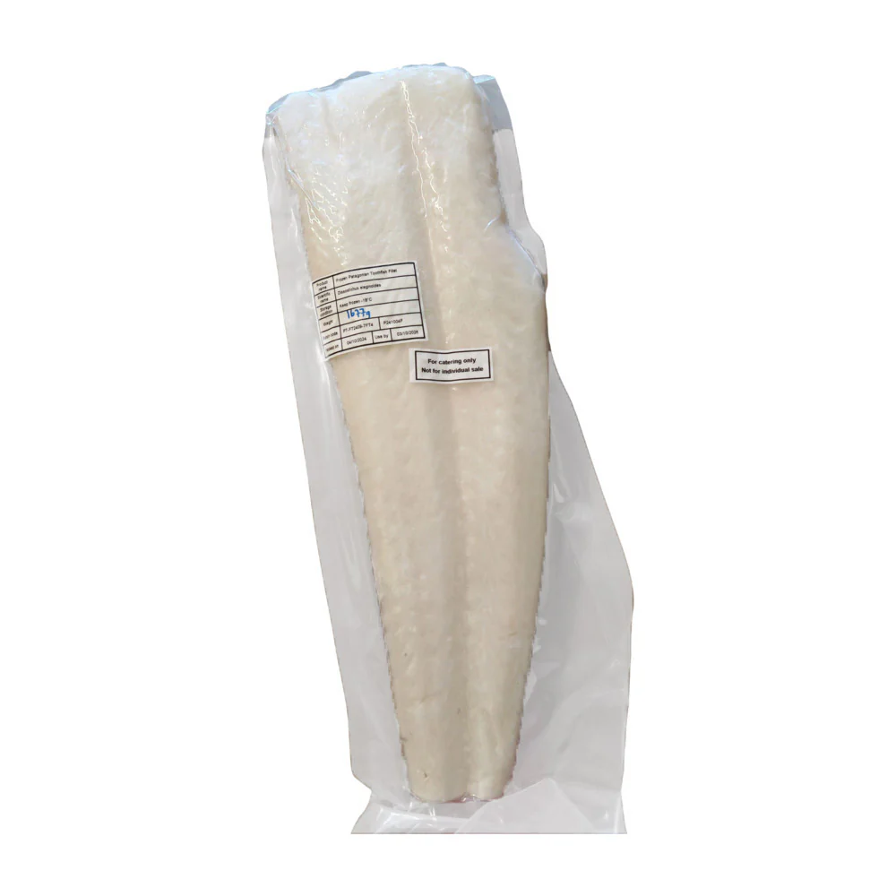 Frozen Toothfish (Chilean Sea Bass) Fillet, Skinless – 1.3kg