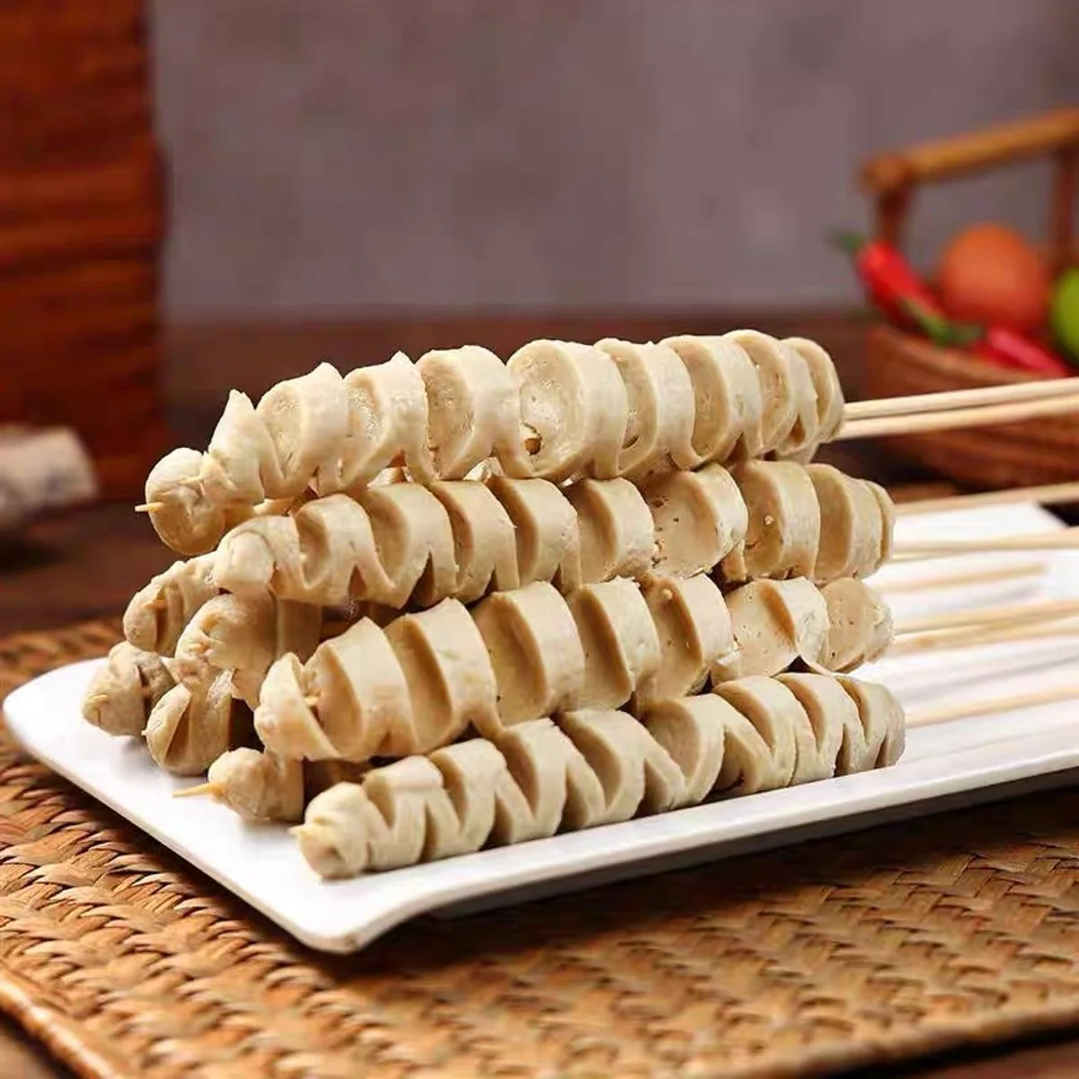 Frozen Wheat Gluten Skewers 800g - Image 2