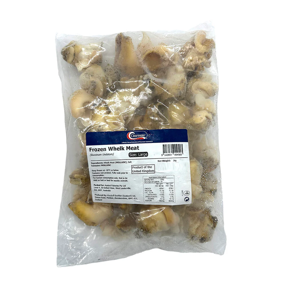 Frozen Whelk Meat - Large Size 1kg