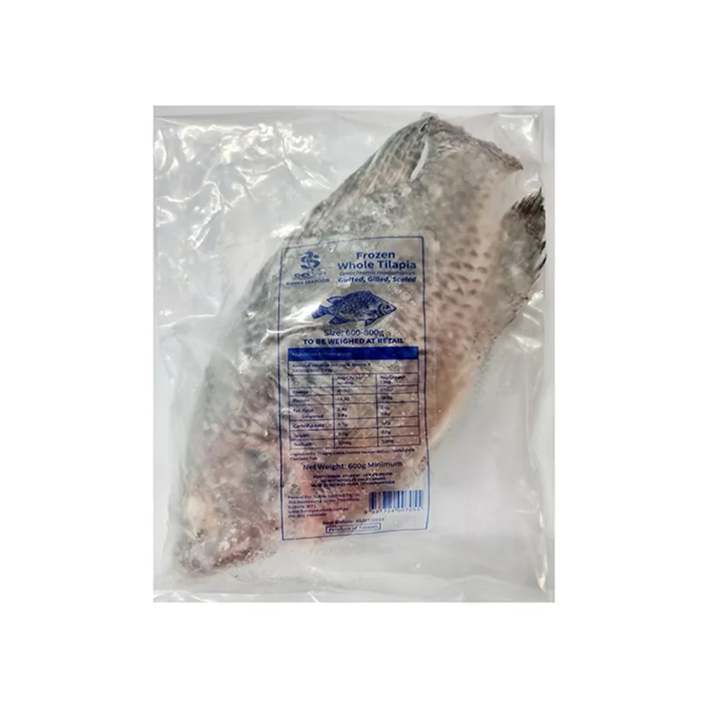 Frozen Whole Tilapia (Scaled & Gutted) - 600g - Image 2