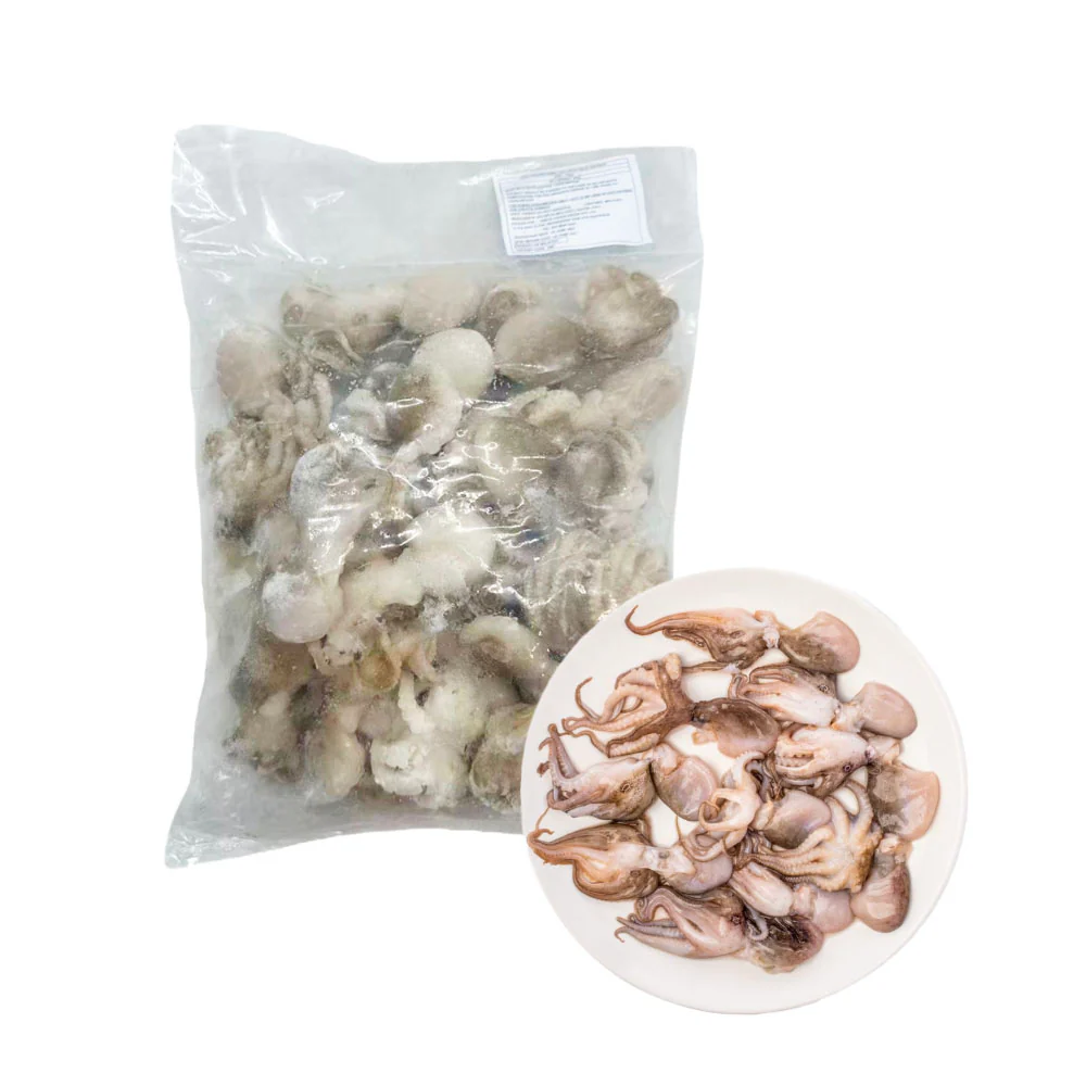 Frozen Wild-Caught Baby Octopus (Size 26/40) – 900g