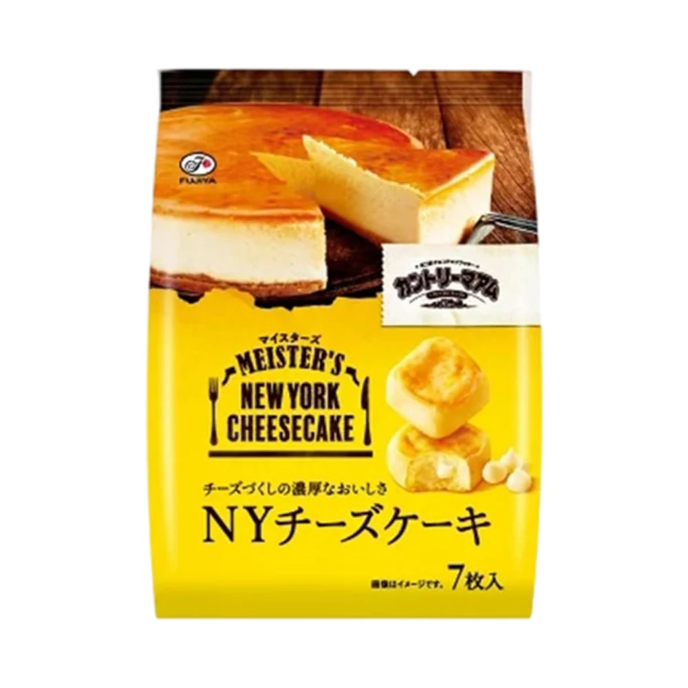 Fujiya Country Ma'am New York Cheesecake - 7 Pieces, 86g