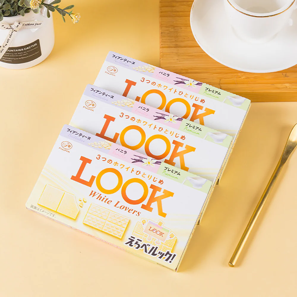 Fujiya LOOK3 Series Milk Chocolate White Chocolate - 43g - Image 2