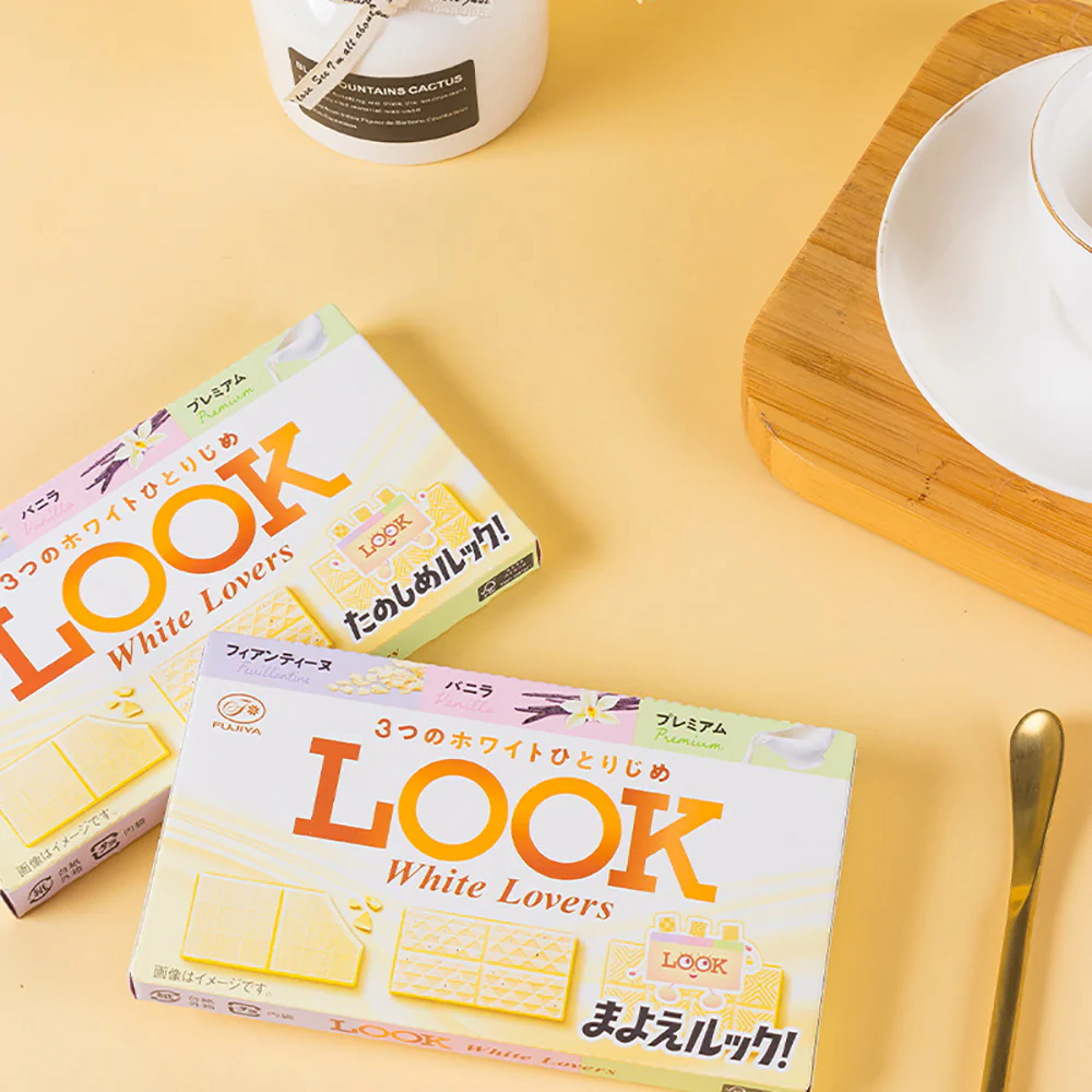 Fujiya LOOK3 Series Milk Chocolate White Chocolate - 43g - Image 4