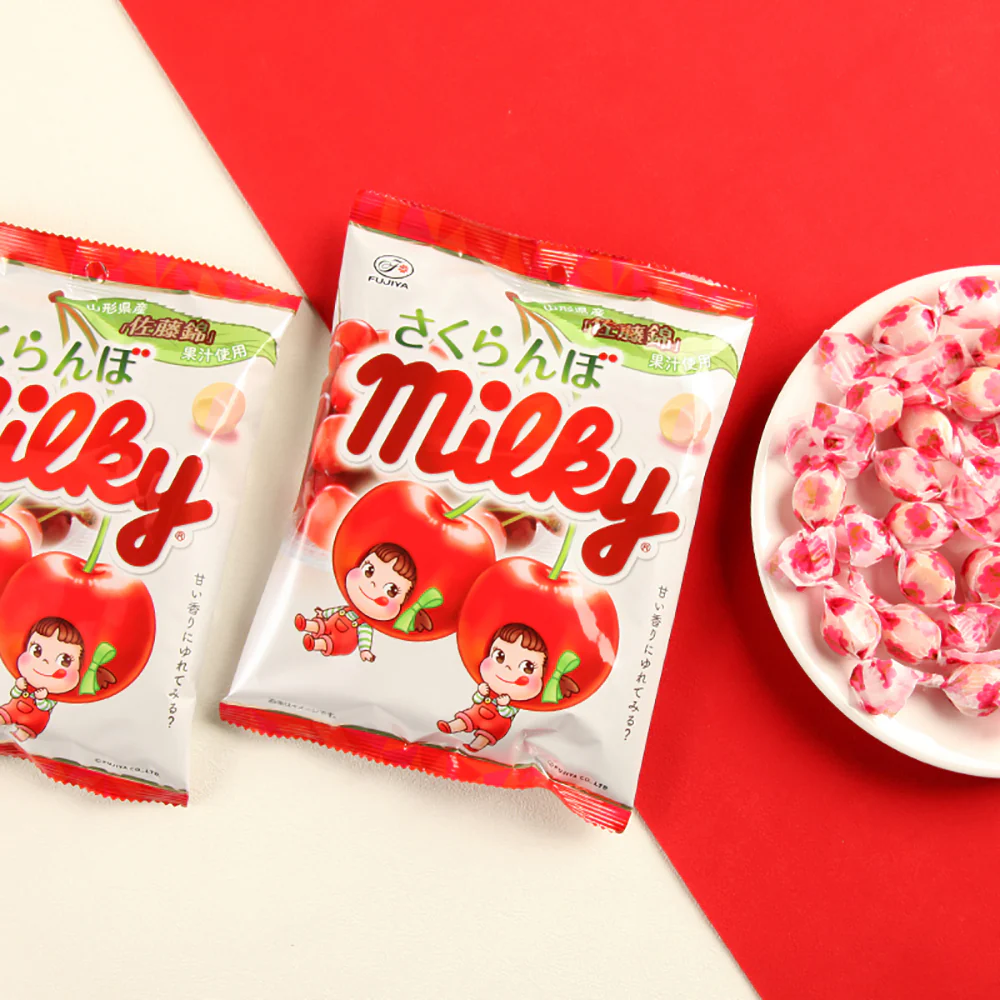 Fujiya Milky Cherry Flavor Candy - 68g - Image 3