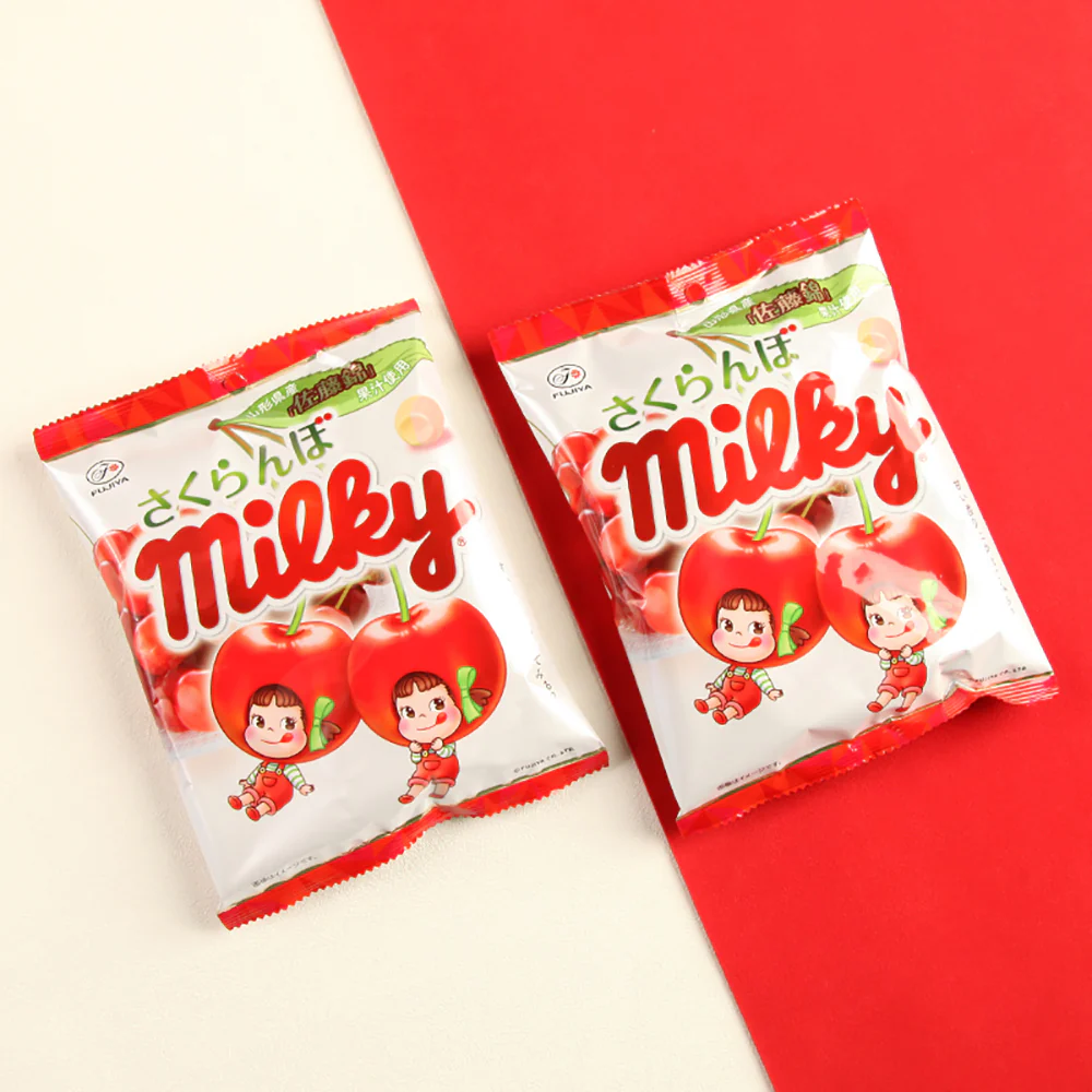 Fujiya Milky Cherry Flavor Candy - 68g - Image 4