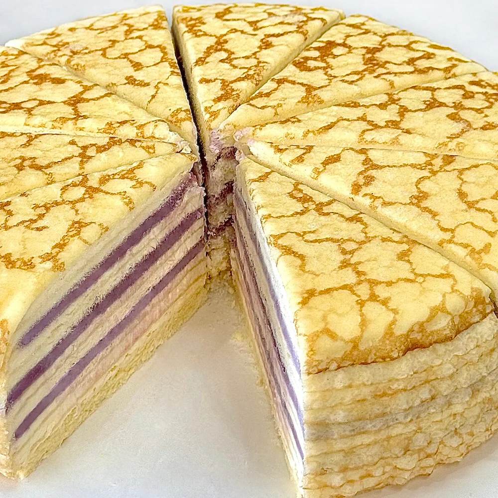 G-LAB Taro Mille Crepe Cake - 120g - Image 2