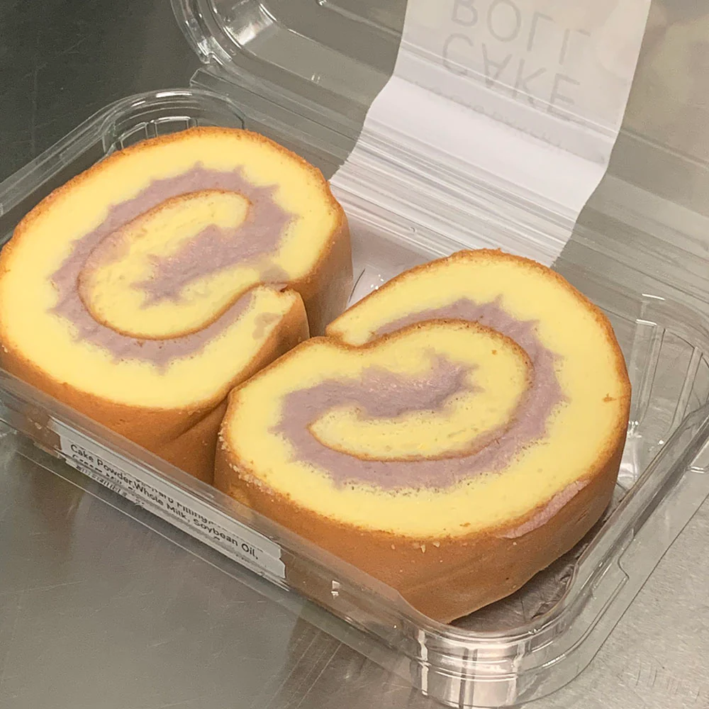 G-LAB Taro Swiss Roll - 2 Pieces, 180g - Image 2