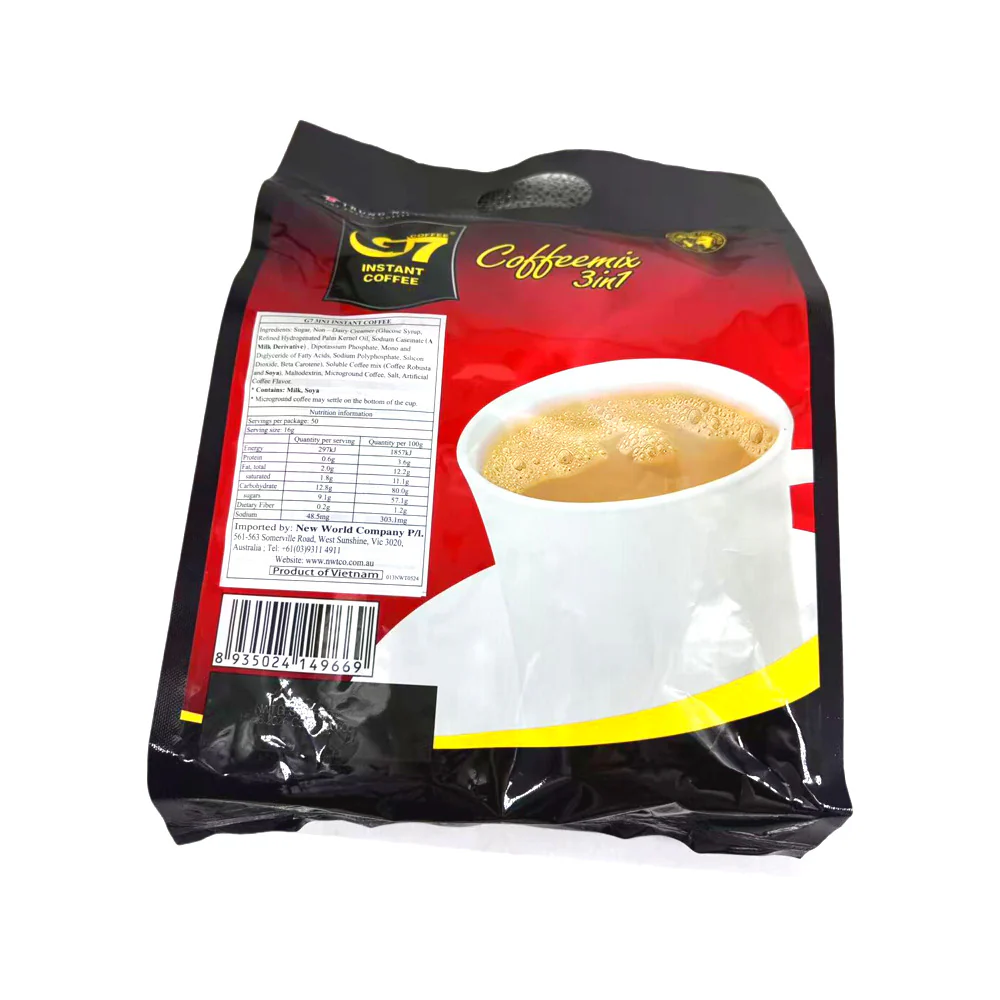 Trung Nguyên G7 Instant Coffee Mix 3-in-1 – 50 Sticks (16g each, 800g) - Image 2