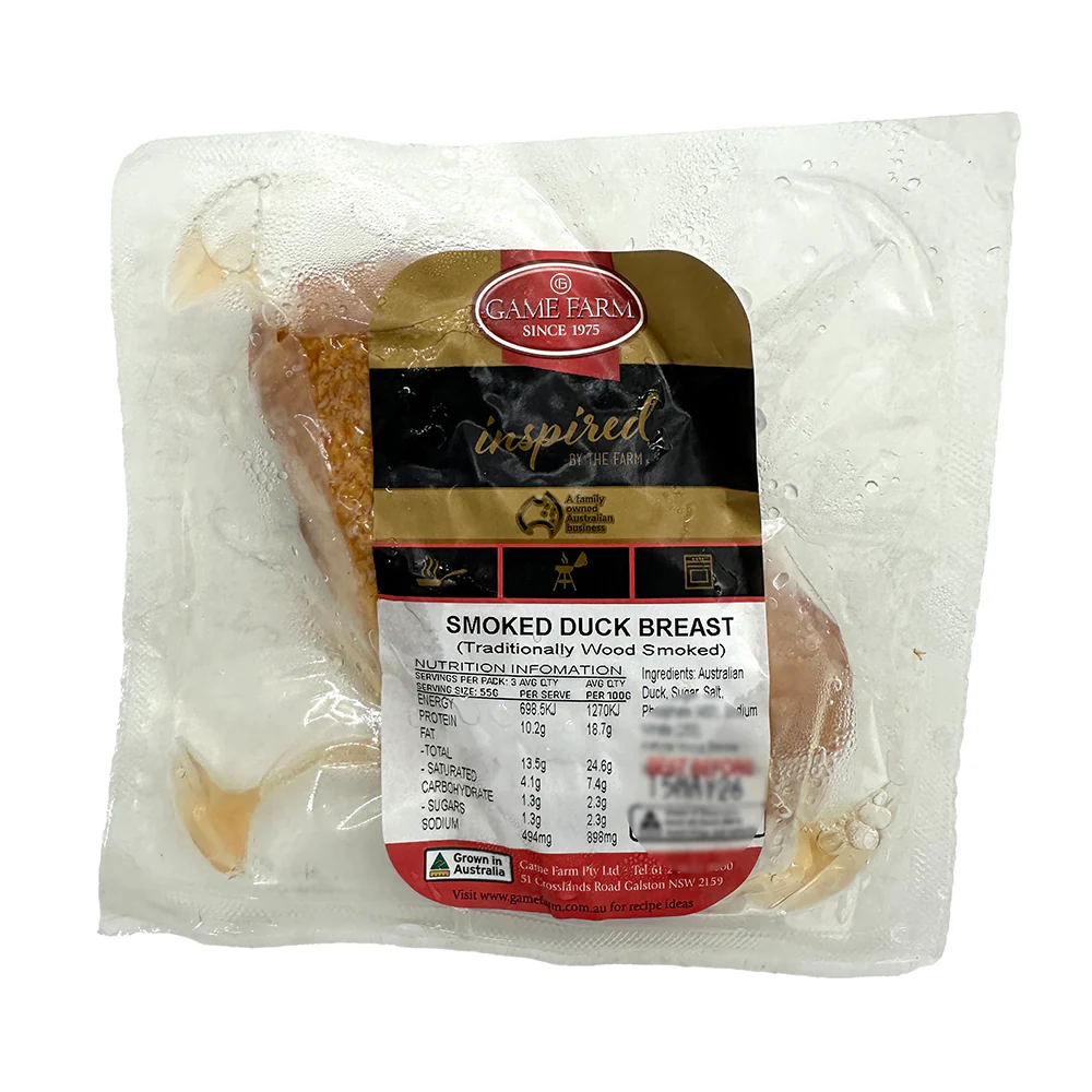Game Farm Smoked Duck Breast - 200g - Image 3