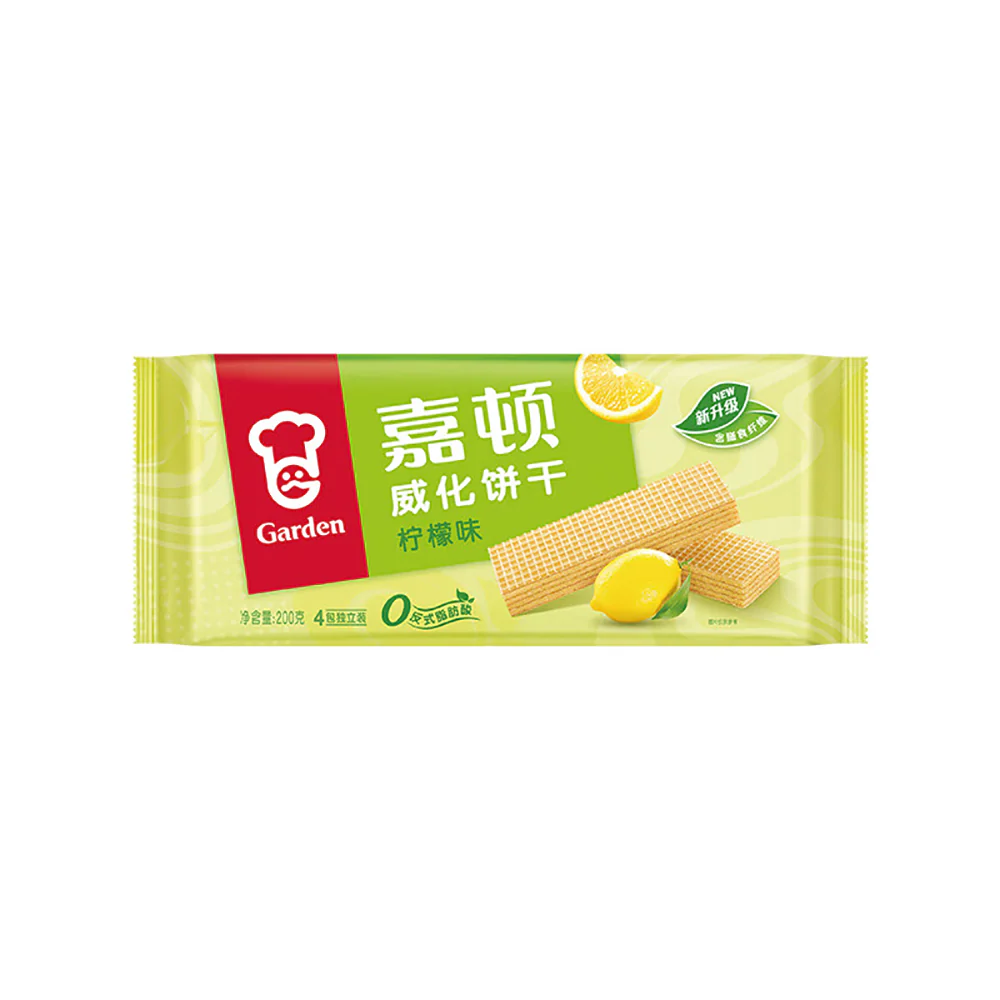Garden Lemon Flavored Wafer Biscuits - 200g - Image 3